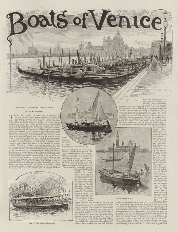 Barcos de Veneza de Henry Edward Tidmarsh