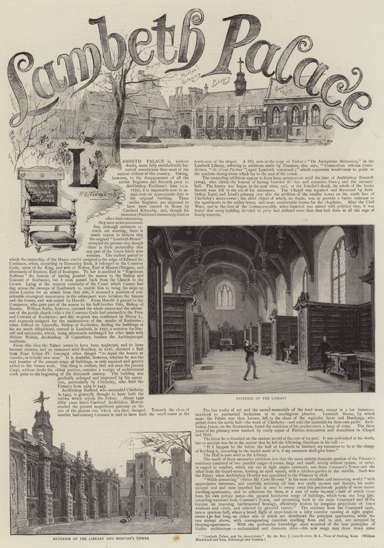 Palácio de Lambeth de Henry Edward Tidmarsh