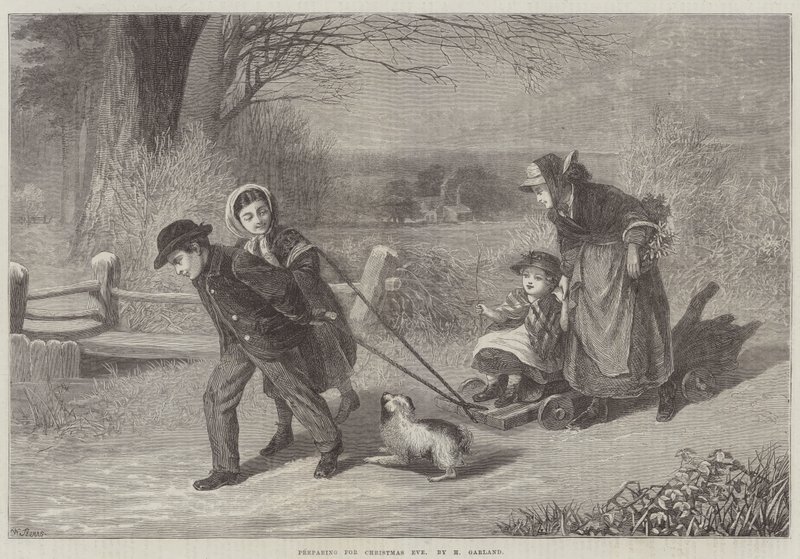 Preparando-se para a véspera de Natal de Henry Garland