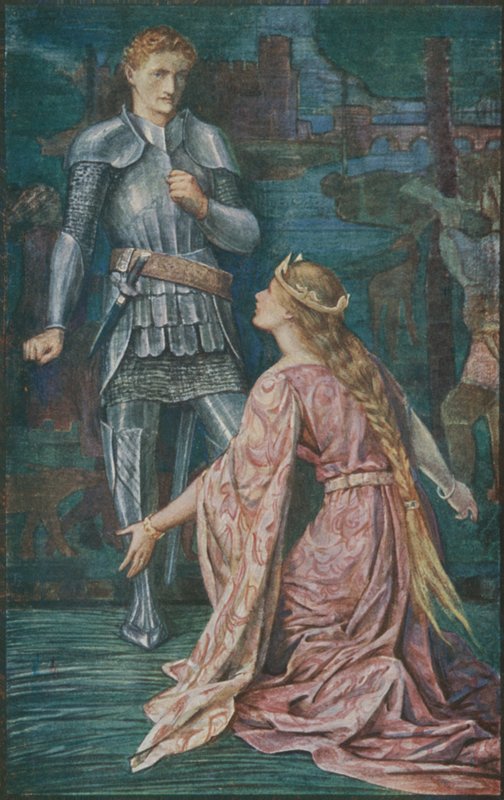 Guenevere e Sir Bors de Henry Justice Ford