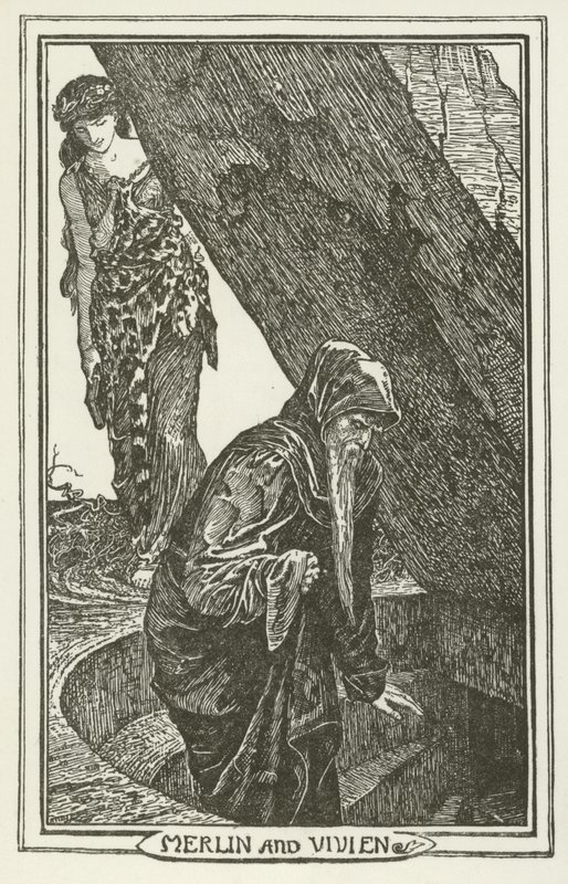 Merlin e Vivien de Henry Justice Ford