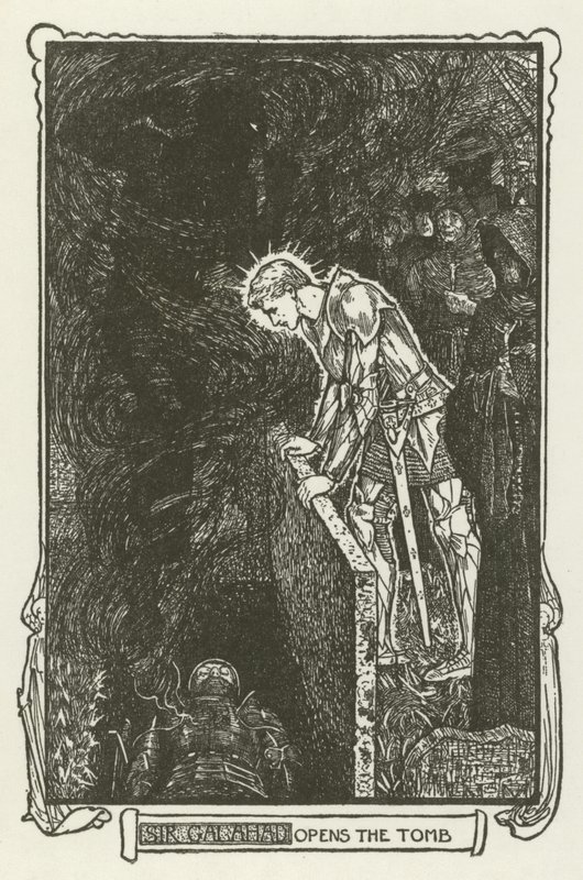 Sir Galahad abre o túmulo de Henry Justice Ford