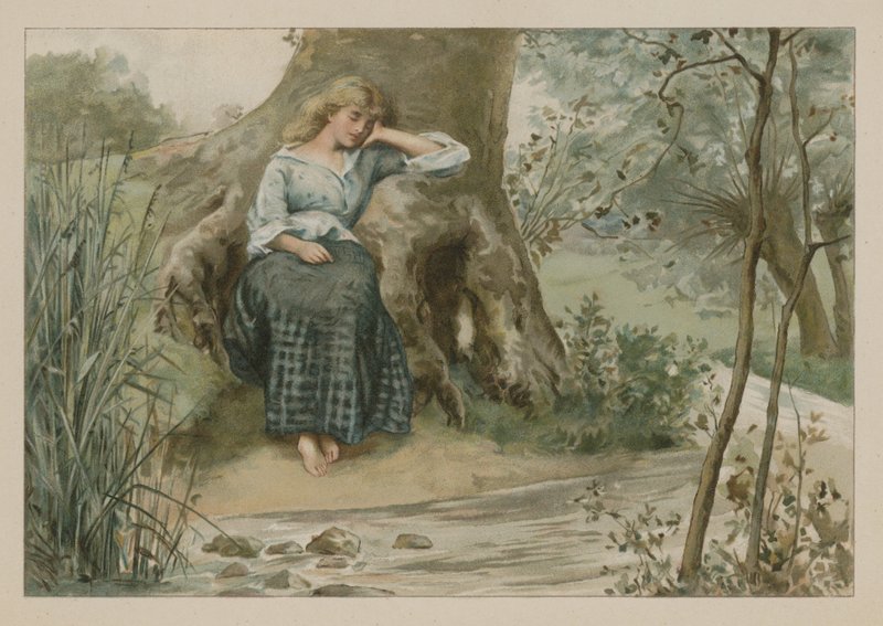 Afton Water (cromolitho) de Henry Marriott Paget