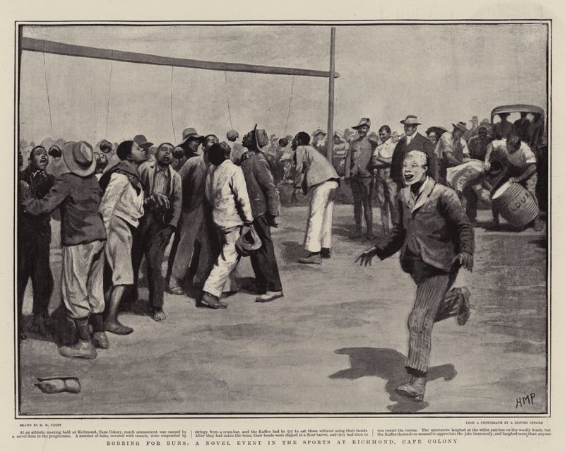 Bobbing for Buns, um novo evento nos esportes em Richmond, Cape Colony de Henry Marriott Paget