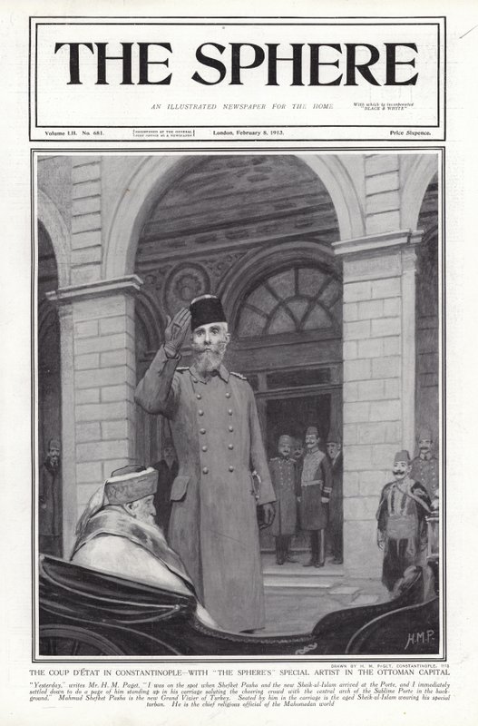 Golpe em Constantinopla, Turquia, 1913 de Henry Marriott Paget