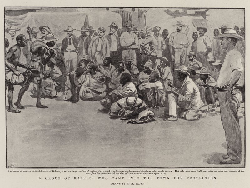 A defesa de Buluwayo de Henry Marriott Paget