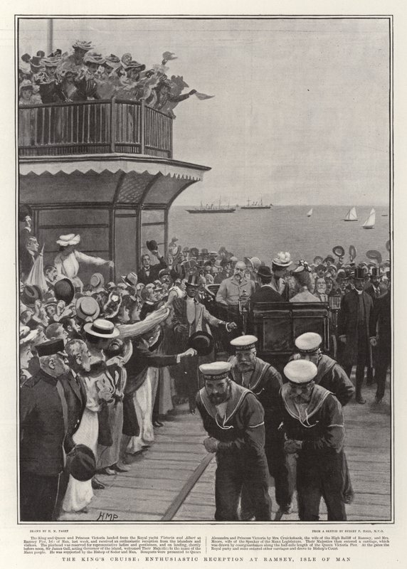 Cruzeiro do Rei, Recepção Entusiástica em Ramsey, Ilha de Man de Henry Marriott Paget