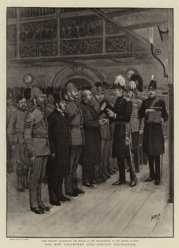 A Nova Decoração de Serviço Longo Voluntário de Henry Marriott Paget