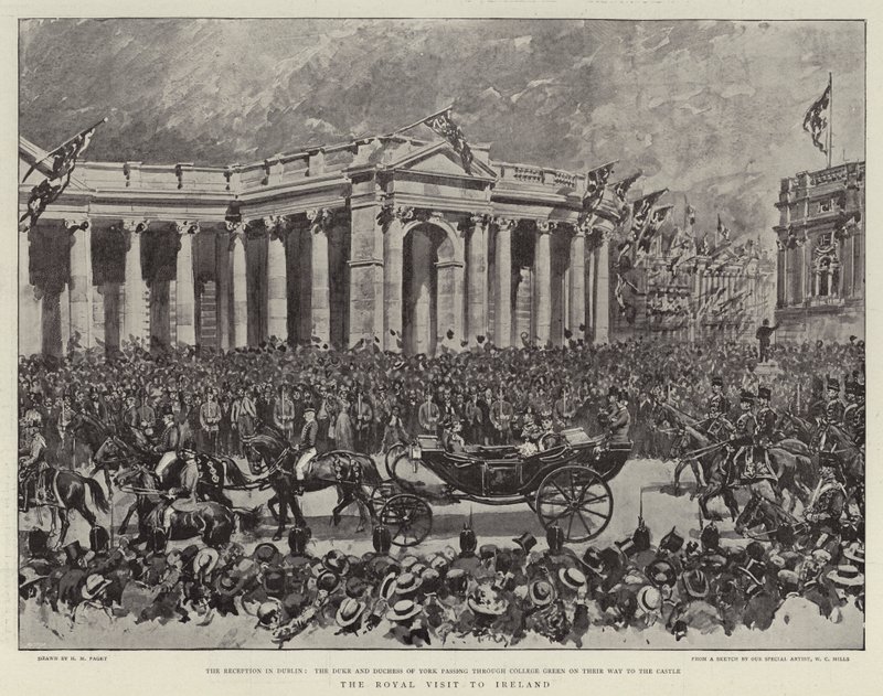 A visita real à Irlanda de Henry Marriott Paget