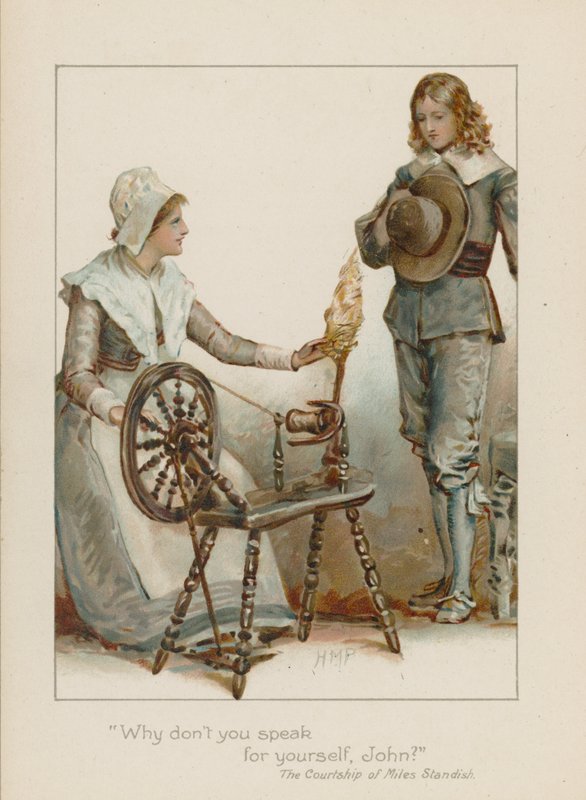 Por que você não fala por si mesmo, John (cromolitho) de Henry Marriott Paget