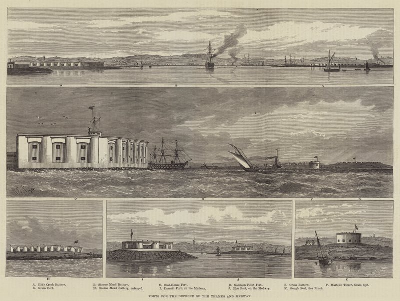 Fortes para a Defesa do Tamisa e Medway de Henry Spernon Tozer