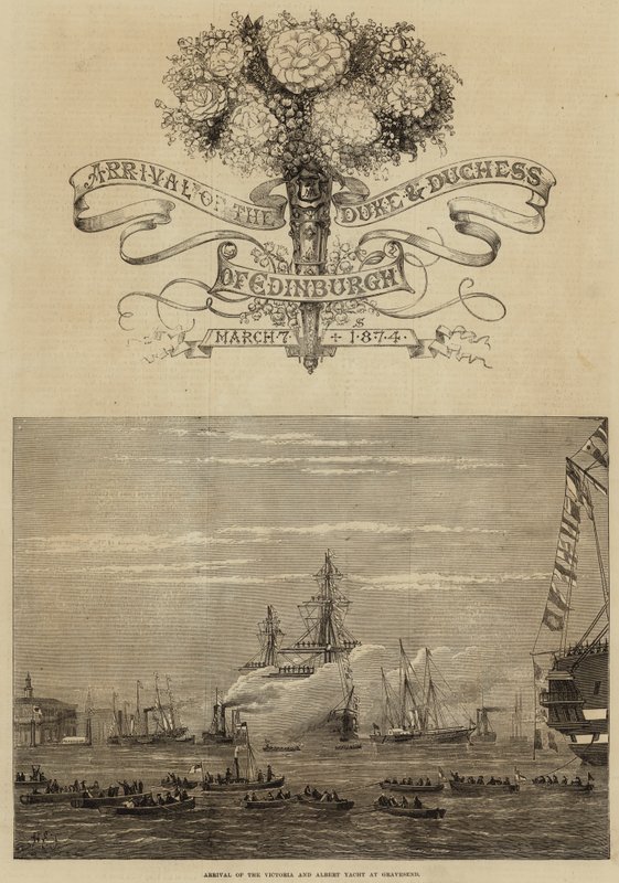 Casamento de Maria Alexandrovna e o duque de Edimburgo de Henry Spernon Tozer