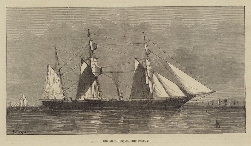 O Pandora do Navio de Busca do Ártico de Henry Spernon Tozer