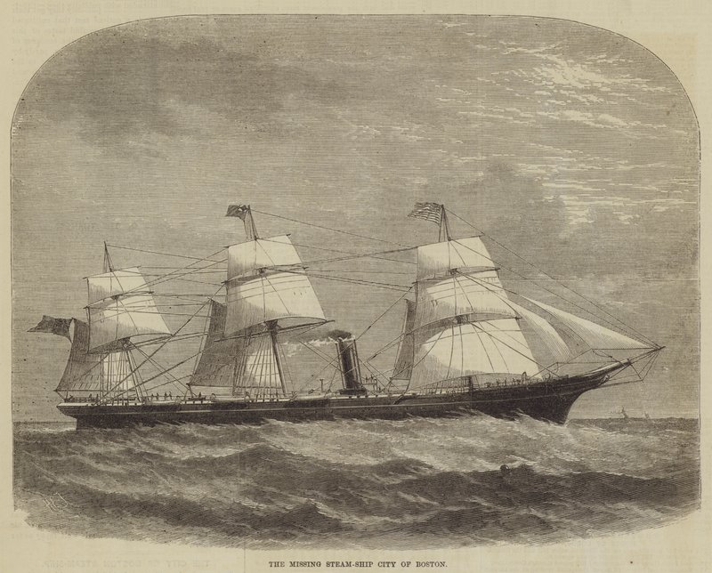 A Cidade de Navios a Vapor Desaparecidos de Boston de Henry Spernon Tozer