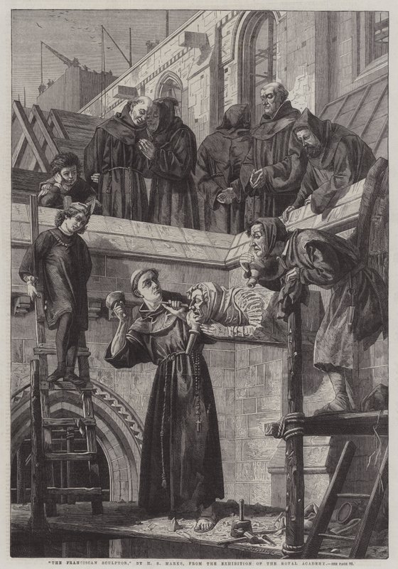 O escultor franciscano de Henry Stacey Marks