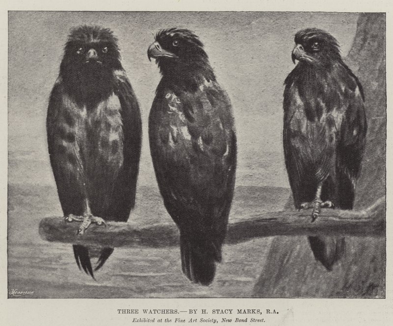 Três observadores de Henry Stacey Marks