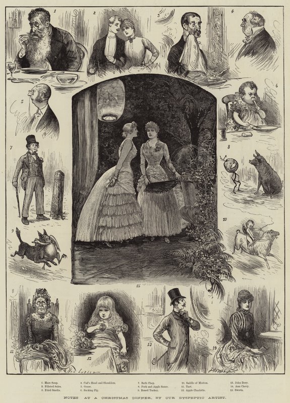 Notas em um jantar de Natal de Henry Stephen Ludlow