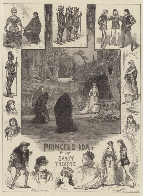 Princesa Ida no Teatro Savoy de Henry Stephen Ludlow