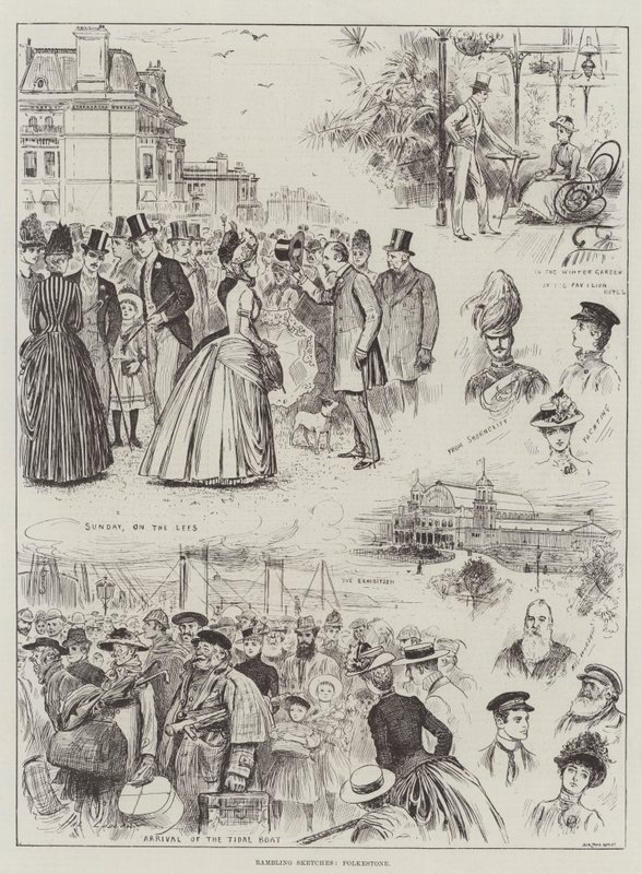 Esboços desconexos, Folkestone de Henry Stephen Ludlow