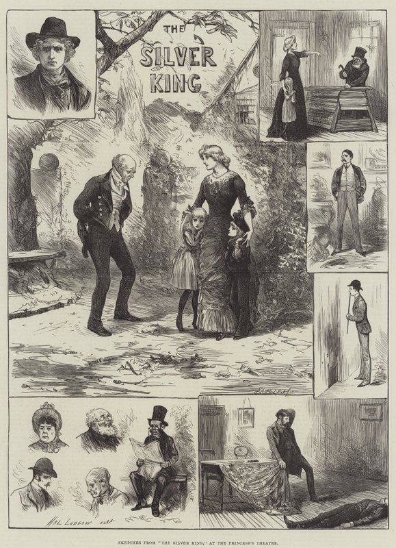Esboços do rei de prata, no teatro da princesa de Henry Stephen Ludlow