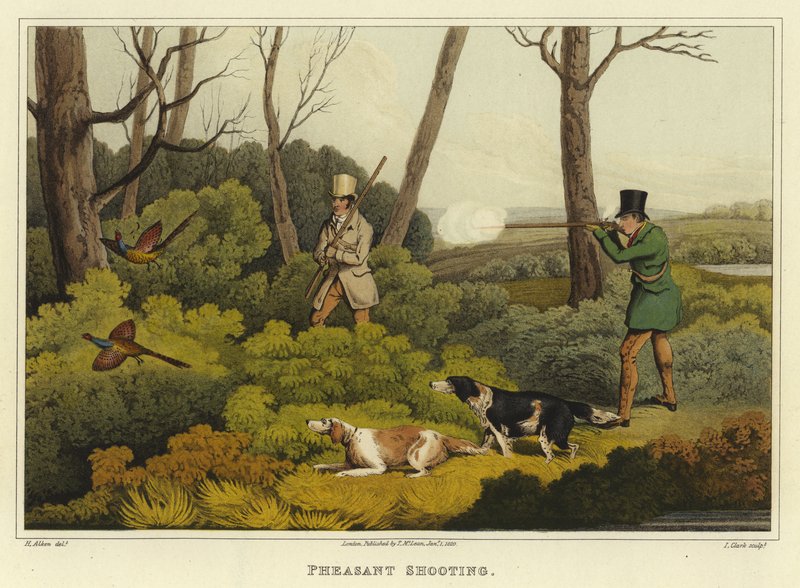 Tiro de faisão (cromolito) de Henry Thomas Alken