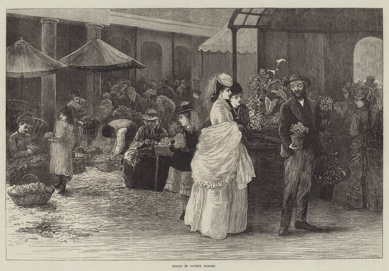 Primavera em Covent Garden de Henry Towneley Green