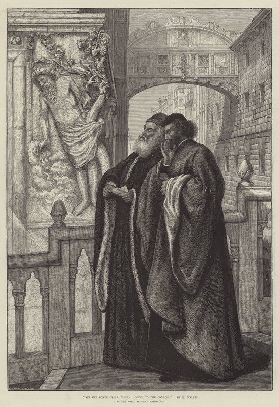 Na Ponte Della Paglia, indo ao Conselho de Henry Wallis