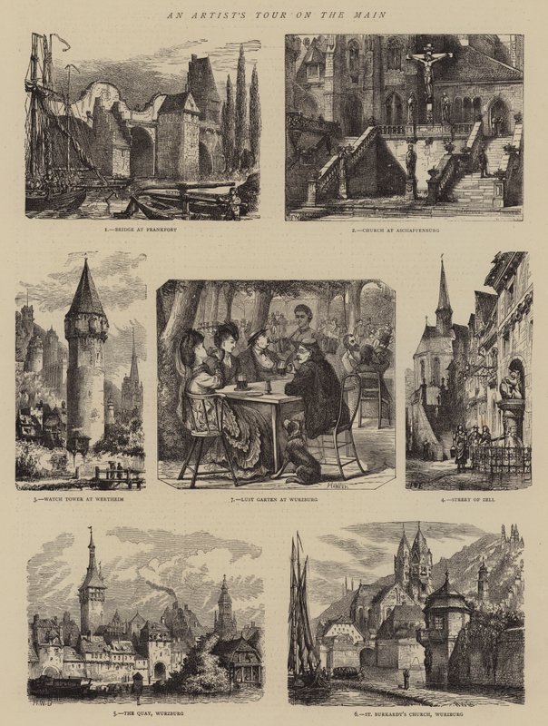 Uma turnê de artista no principal de Henry William Brewer
