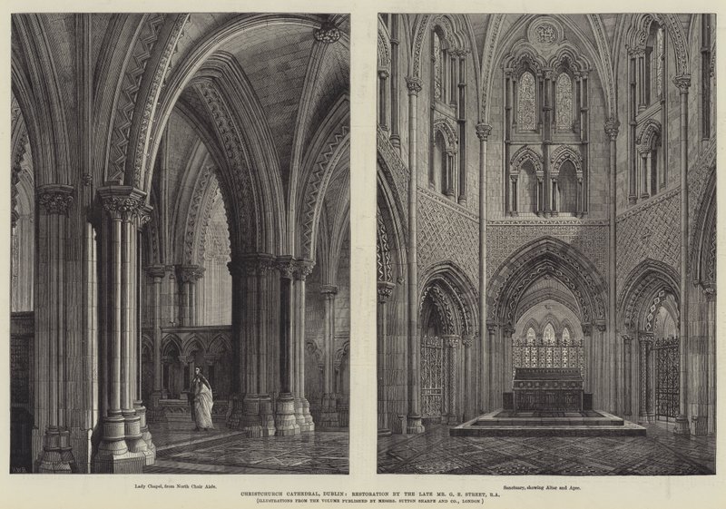 Catedral de Christchurch, Dublin, Restauração pelo falecido Sr. GE Street, RA de Henry William Brewer