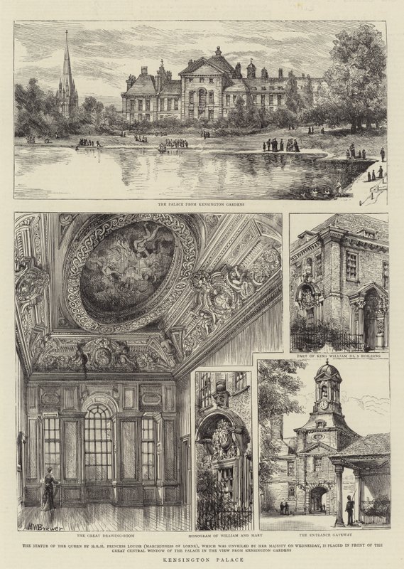 Palácio de Kensington de Henry William Brewer