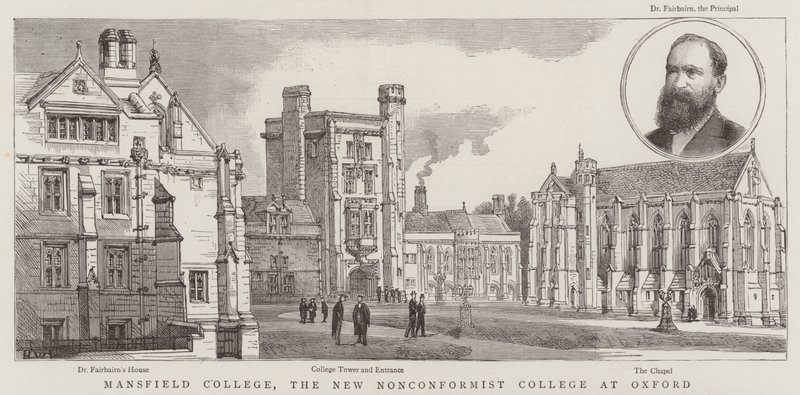 Mansfield College, o novo colégio não-conformista de Oxford de Henry William Brewer