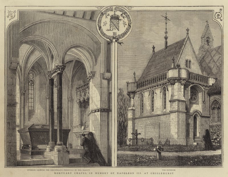 Capela Mortuária em Memória de Napoleão III em Chislehurst de Henry William Brewer
