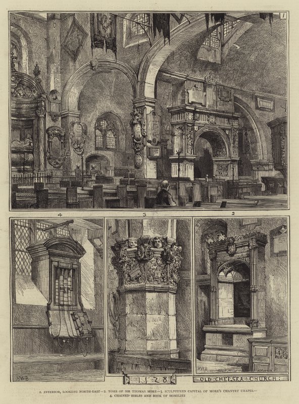 Igreja Velha de Chelsea de Henry William Brewer