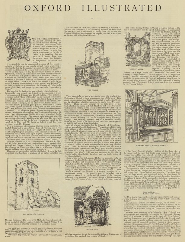 Oxford Illustrated de Henry William Brewer