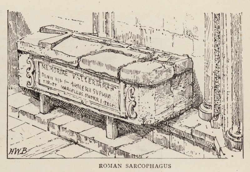 Sacrophagus romano de Henry William Brewer