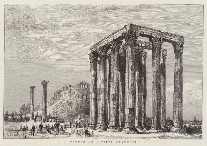 Templo de Júpiter Olímpio de Henry William Brewer
