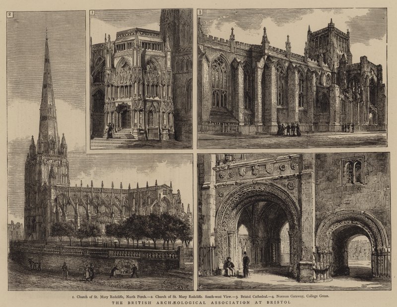 A Associação Arqueológica Britânica em Bristol de Henry William Brewer