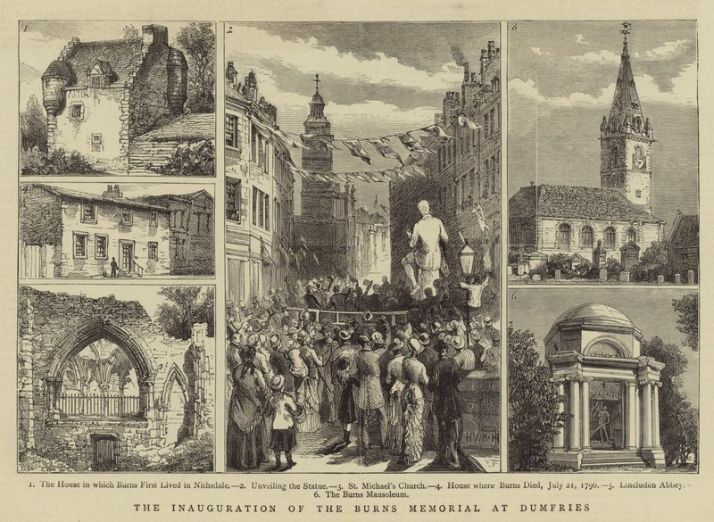 A inauguração do Memorial de Queimaduras em Dumfries de Henry William Brewer