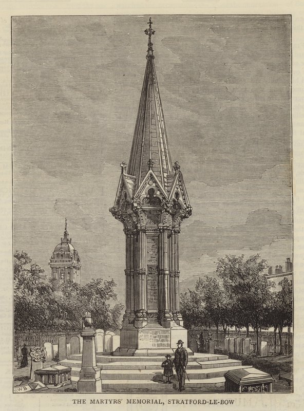 Memorial dos Mártires, Stratford-le-Bow de Henry William Brewer