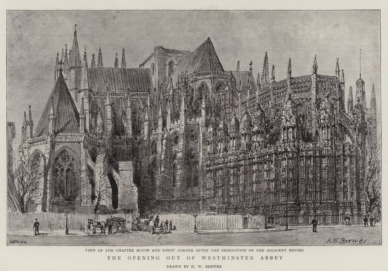 A Abertura da Abadia de Westminster de Henry William Brewer
