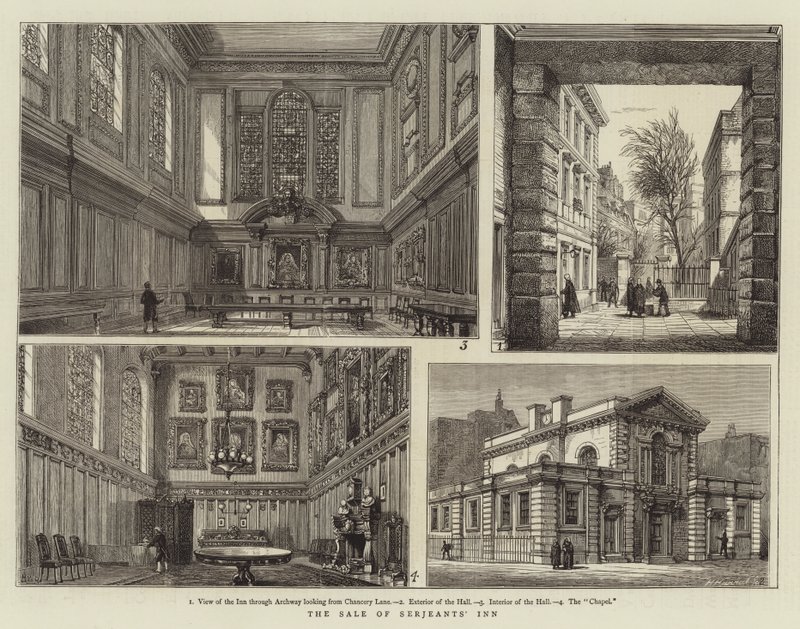 A venda do Inn dos Serjeants de Henry William Brewer