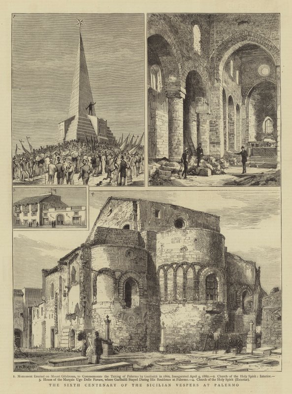 O Sexto Centenário das Vésperas Sicilianas em Palermo de Henry William Brewer
