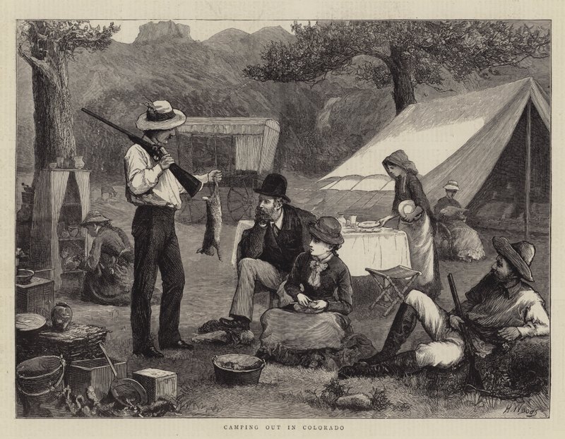 Acampar no Colorado de Henry Woods