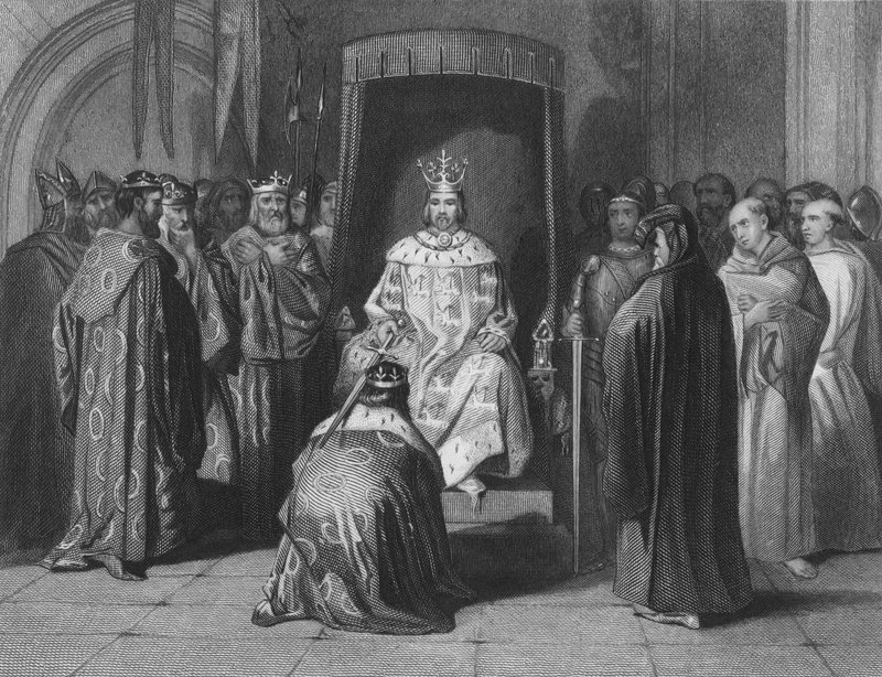 Rei Ricardo II cavaleiro dos reis da Irlanda de Henry after Warren