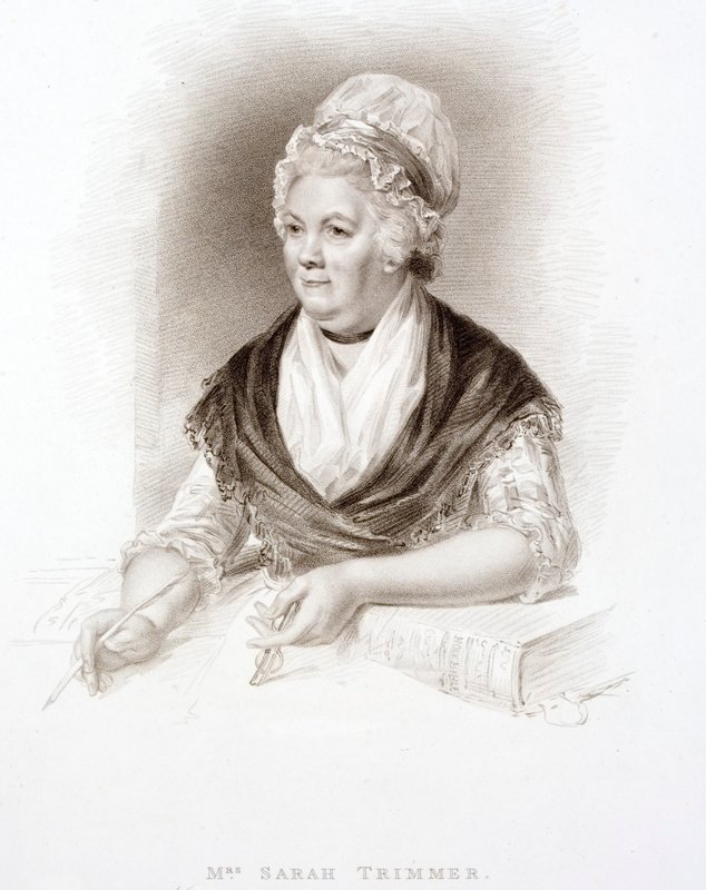 Sarah Trimmer, autora britânica infantil (gravura) de Henry (after) Howard