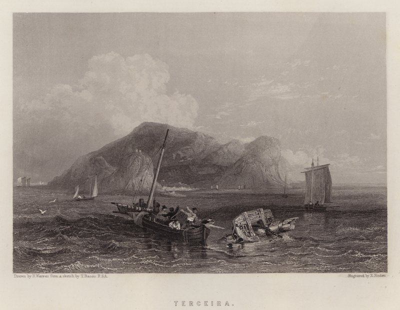 Terceira (colour litho) de Henry (after) Warren