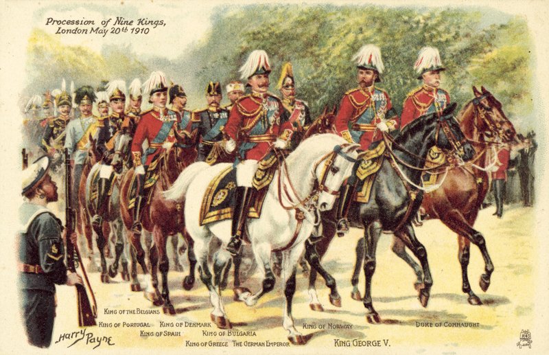 Procissão de nove reis, Londres, 20 de maio de 1910 de Henry A. Payne