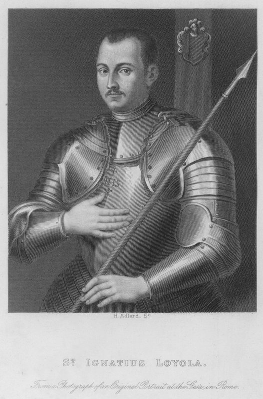 Santo Inácio Loyola (gravura) de Henry Adlard