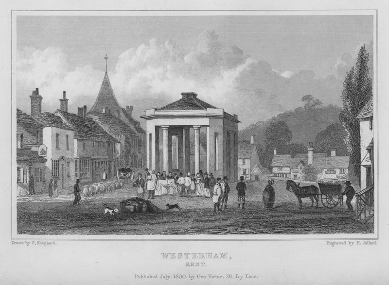Westerham, Kent (gravura) de Henry Adlard