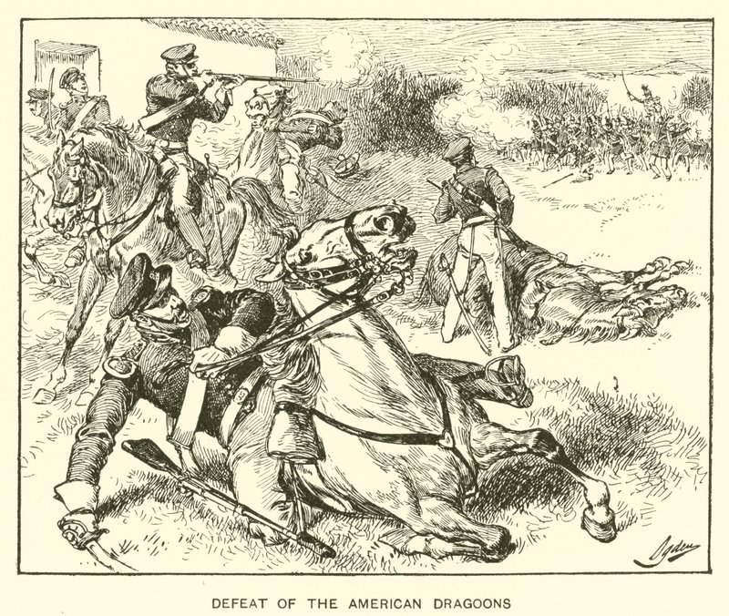 Derrota dos Dragões Americanos (litho) de Henry Alexander (after) Ogden